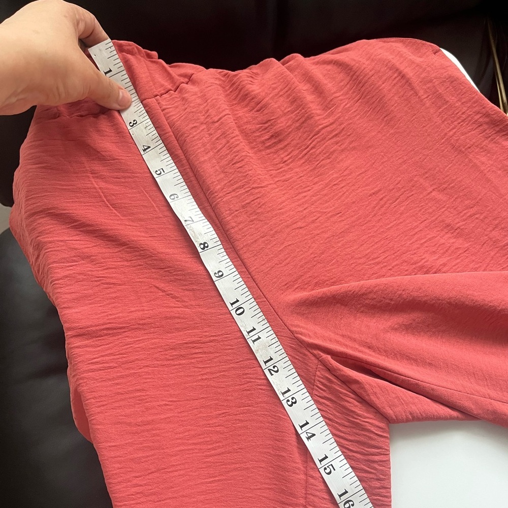 Hilary Radley Coral wide leg casual spring fall  Pants M - Picture 4 of 8
